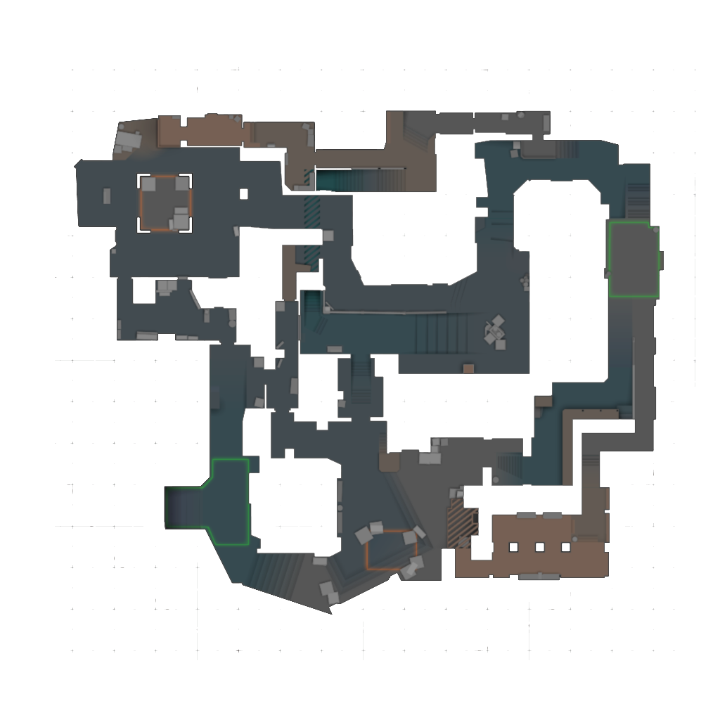 Mirage radar with opponent activity zones